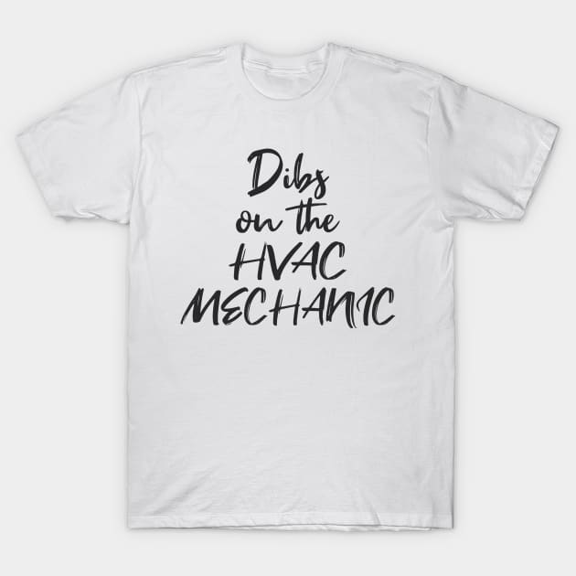 HVAC Mechanic Gift HVAC Technician Wife Girlfriend T-Shirt by IngeniousMerch